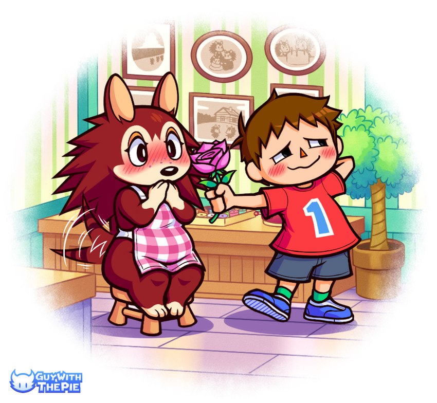 sable able and villager (animal crossing and etc) created by guywiththepie