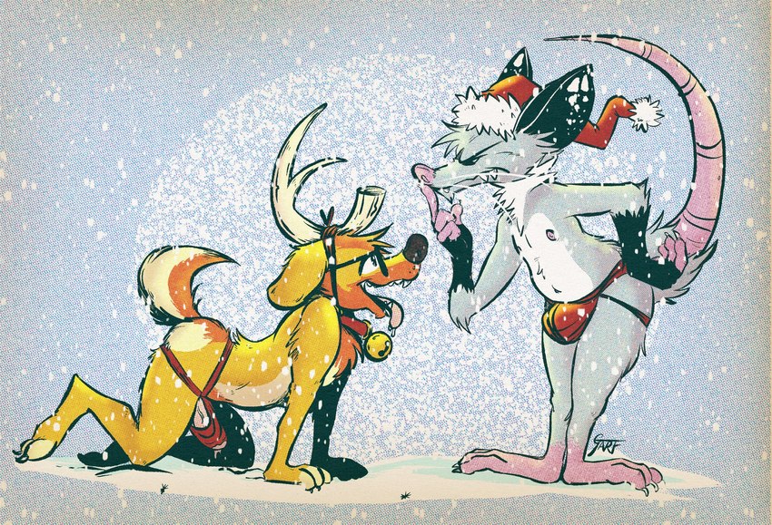 bunraku and kon shearo (how the grinch stole christmas! and etc) created by garf of finland
