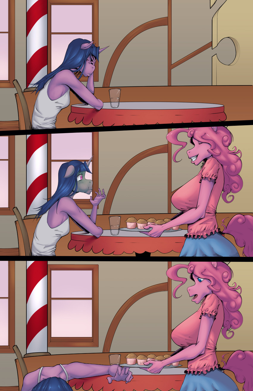 pinkie pie and twilight sparkle (friendship is magic and etc) created by bakuhaku