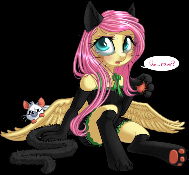 fluttershy (friendship is magic and etc) created by kittehkatbar