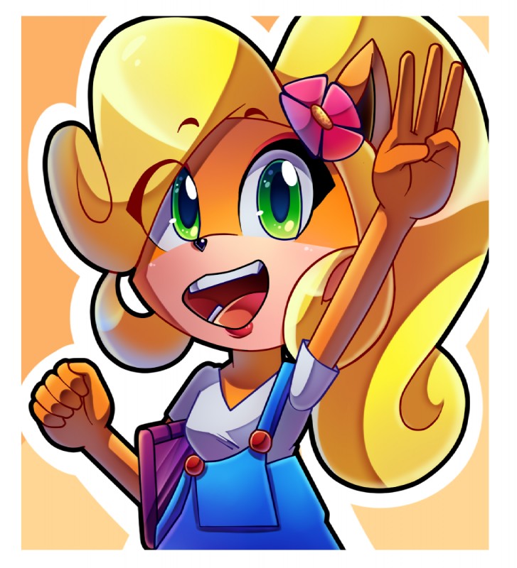 coco bandicoot (crash bandicoot (series) and etc) created by cuteytcat