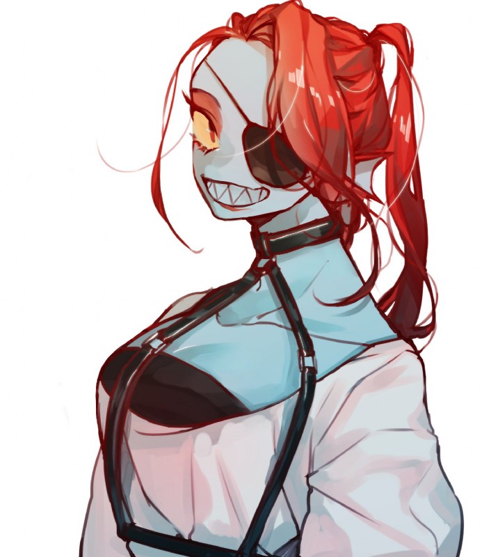 undyne (undertale (series) and etc) created by waluududu