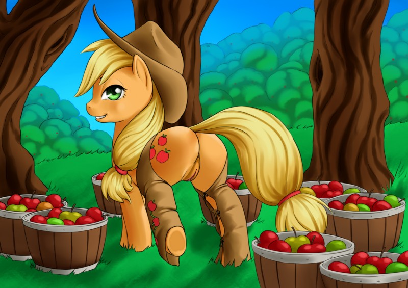 applejack (friendship is magic and etc) created by unknown artist