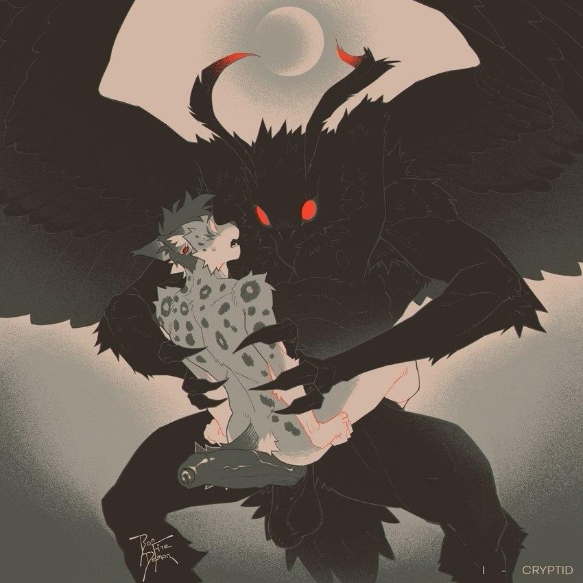 mothman created by bonfiredemon