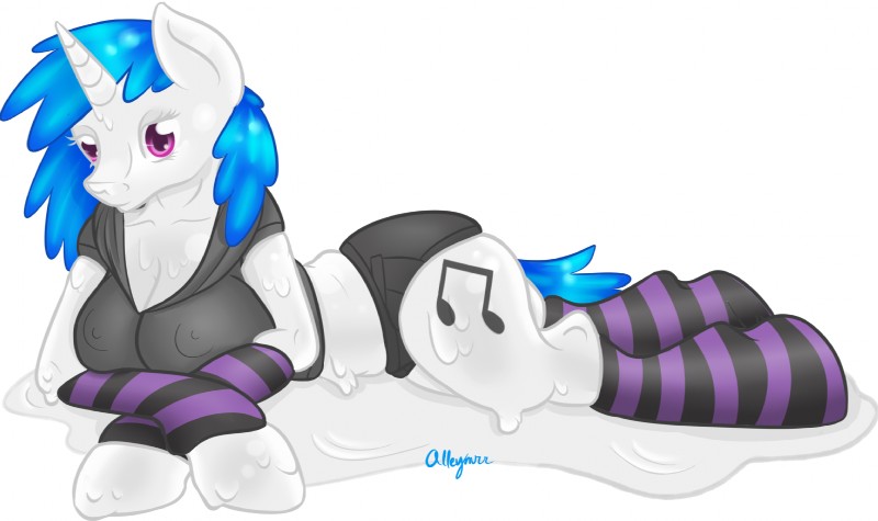 vinyl scratch (friendship is magic and etc) created by alleynurr