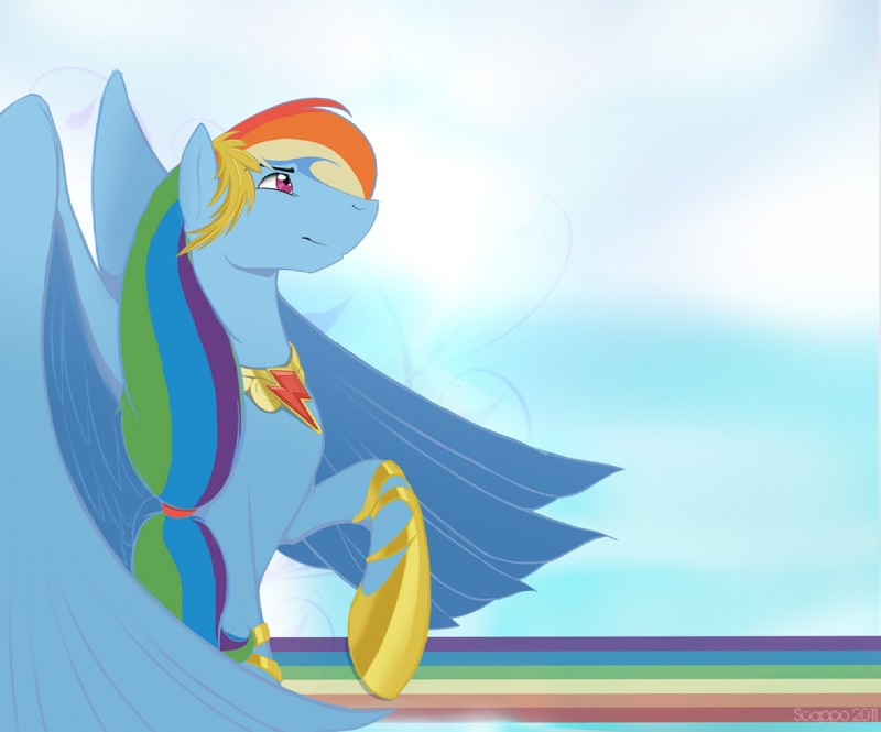 rainbow dash (friendship is magic and etc) created by scappo