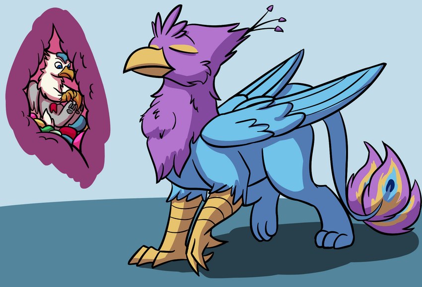 der and gyro feather (mythology) created by gyrotech and swiftsketchpone