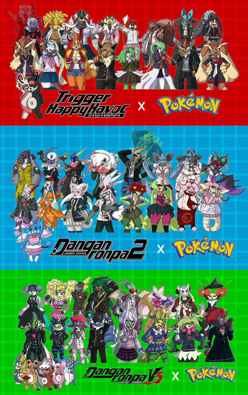 abacus absolutely_everyone accessory ahoge alternative_fashion ambiguous_gender angry annoyed antennae_(anatomy) anthro apron arm_fin arm_warmers armband armwear ascot asian_clothing back_spikes backpack bandage bandaged_arm bandaged_leg barefoot beanie belly belt belt_buckle bib big_breasts big_ears big_hands big_head biker_jacket black_body black_clothing black_dress black_eyes black_footwear black_shirt black_shoes black_topwear blazer blonde_hair blue_background blue_body blue_bottomwear blue_clothing blue_eyes blue_nails blue_pants blush bodily_fluids body_hair bottomwear bow_ribbon bra bracelet braided_hair breasts brown_body brown_eyes bubble buckle buckteeth camera cape cardigan chain chain_necklace checkered checkered_clothing cheek_tuft chef_hat chef_uniform chest_hair chest_spike chest_tuft chubby_cheeks claws cleavage clothed clothing coat cocky collar collared_shirt colored_nails corsage crazy_eyes creepy_smile cross-popping_vein crown dairy_products dark_clothing disguise dragon_tail dress drill_curls dwarfism ear_piercing east_asian_clothing electric_guitar evil_grin eye_scar eyebrows eyeliner eyewear facial_hair facial_scar facial_tuft fangs feathered_crest feathered_wings feathers feet female fin finger_claws fingerless_gloves fist floating flower fluffy fluffy_chest fluffy_tail food footwear fortune_teller fur gakuran gesture glasses gloves glowing glowing_eyes goatee gold_(metal) goth gothic_lolita green_background green_body green_clothing green_eyebrows green_eyes green_fur green_hair green_jacket green_skin green_topwear grey_body grey_fur grin grinning_at_viewer group guitar hair hair_accessory hair_over_eye hairband hammer hand_gesture hand_in_pocket hand_on_head hand_on_mouth hands_on_hips handwear hat head_bow head_crest headgear headwear helmet_over_eyes holding_ear holding_object holding_weapon horn hotpants j-fashion jacket japanese_clothing japanese_school_uniform jewelry jumpsuit kerchief kimono lace large_group laugh leaf leaf_arms leather leather_clothing leather_jacket leather_topwear leg_cuff leg_warmers leggings legwear lolita_(fashion) long_tail looking_at_hand looking_at_viewer looking_away looking_up machine magenta_body magic_staff magic_user magical_girl_outfit maid_uniform makeup male mask masquerade_mask messy_hair metal metallic_body military_uniform miniskirt multi_tail multicolored_body muscular musical_instrument nails navel neckerchief necklace necktie neckwear nervous nervous_smile no_pupils nurse_clothing open_mouth orange_body orange_clothing orange_eyes orange_fur orange_kimono overweight pants pattern_clothing paws photographer piercing pigtails pink_body pink_clothing pink_eyes pinstripe_suit plant playing_with_ears playing_with_hair plucked_string_instrument pockets pointed_tail pointing pointing_at_self pointing_at_viewer pointing_up pointy_ears polka_dots ponytail prison_uniform pseudo_clothing pseudo_scarf pupils purple_body purple_clothing purple_eyes purple_fur raincoat ranged_weapon red_background red_clothing red_eyeliner red_eyes red_hair red_jacket red_nose red_topwear ribbons scabbard scar school_uniform scissors screen screen_face scrunchie serious_face shirt shirt_tucked_in short_tail shorts shuriken shy simple_background skirt small_pupils smile smiling_at_viewer smug_grin snot snot_bubble snout spiked_tail spikes spikes_(anatomy) spiky_hair spiral spiral_eyes steampunk steampunk_goggles string_instrument striped_clothing stripes studded_belt studs suggestive suggestive_gesture tail tail_feathers tail_fin talon_hands tan_body tan_fur teeth teeth_showing text thick_eyebrows thick_tail thick_thighs tongue tongue_out tongue_scarf tools topwear torn_bottomwear torn_clothing torn_pants tuft underwear uniform weapon wearing_glasses whipped_cream whistle_around_neck white_body white_clothing white_fur white_hair white_shirt white_skin white_topwear wide_hips wings witch_hat yellow_body yellow_eyes go-two asian_mythology danganronpa danganronpa:_trigger_happy_havoc danganronpa_2 danganronpa_v3 east_asian_mythology european_mythology japanese_mythology mythology nintendo pokemon spike_chunsoft akane_owari angie_yonaga aoi_asahina byakuya_togami celestia_ludenberg chiaki_nanami chihiro_fujisaki fuyuhiko_kuzuryu genocide_jack gonta_gokuhara gundham_tanaka hajime_hinata hifumi_yamada himiko_yumeno hiyoko_saionji ibuki_mioda junko_enoshima k1-b0 kaede_akamatsu kaito_momota kazuichi_soda kirumi_tojo kiyotaka_ishimaru kokichi_oma korekiyo_shinguji kyoko_kirigiri leon_kuwata mahiru_koizumi maki_harukawa makoto_naegi mikan_tsumiki miu_iruma mondo_owada monodam monokid monokub monokuma monomi monophanie monosuke monotaro mukuro_ikusaba nagito_komaeda nekomaru_nidai peko_pekoyama rantaro_amami ryoma_hoshi sakura_ogami sayaka_maizono shuichi_saihara sonia_nevermind tenko_chabashira teruteru_hanamura toko_fukawa tsumugi_shirogane ultimate_imposter yasuhiro_hagakure absol ailurid amphibian animal_humanoid ape arthropod arthropod_humanoid audino avian azumarill bat bear bellossom bird bovid braixen canid canine caprine chameleon chimera chinchilla chinchillid cinccino cinderace cricetid cubchoo dedenne dragon eevee elemental_creature elemental_humanoid felid floatzel flora_fauna florges flygon food_creature food_humanoid fox frog froslass future_pokemon gardevoir generation_1_pokemon generation_2_pokemon generation_3_pokemon generation_4_pokemon generation_5_pokemon generation_6_pokemon generation_7_pokemon generation_8_pokemon generation_9_pokemon gholdengo goat gorilla greedent greninja ground_squirrel groundhog gulonine hamster haplorhine herpestid hisuian_form hisuian_zoroark humanoid indeedee insect insect_humanoid inteleon iron_thorns iron_valiant kaiju kirlia kubfu lagomorph leavanny legendary_pokemon leporid lizard lopunny lucario mammal marmot mawile meloetta meloetta_(aria_form) meowscarada meowstic meowstic_(male) mienshao mongoose morpeko morpeko_(full_belly_mode) munchlax mustelid musteline mythological_creature mythological_scalie nidoqueen noivern obstagoon otter pancham paradox_pokemon passimian pawmi plant_humanoid pokemon_(species) polar_bear primate procyonid rabbit raccoon rapid_strike_style_urshifu red_panda regional_form_(pokemon) reptile rillaboom robot robot_humanoid rodent roserade satyr scalie sciurid silvally slurpuff sneasler spinda staraptor stufful taur teddiursa tinkaton togedemaru tree_squirrel tsareena tyranitar urshifu ursine watchog weavile western_dragon wolverine wyvern yellow_flower_florges yokai zangoose zoroark absurd_res english_text hi_res