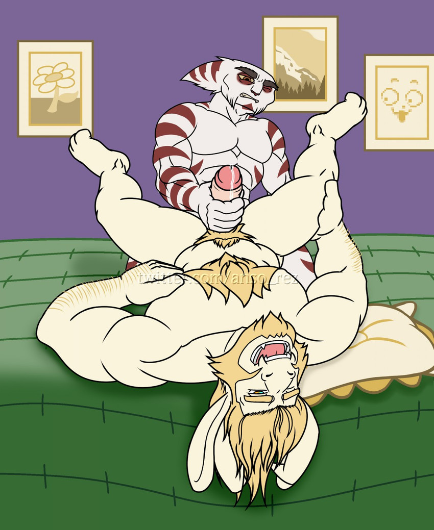 alister azimuth and asgore dreemurr (sony interactive entertainment and etc) created by anso/rez