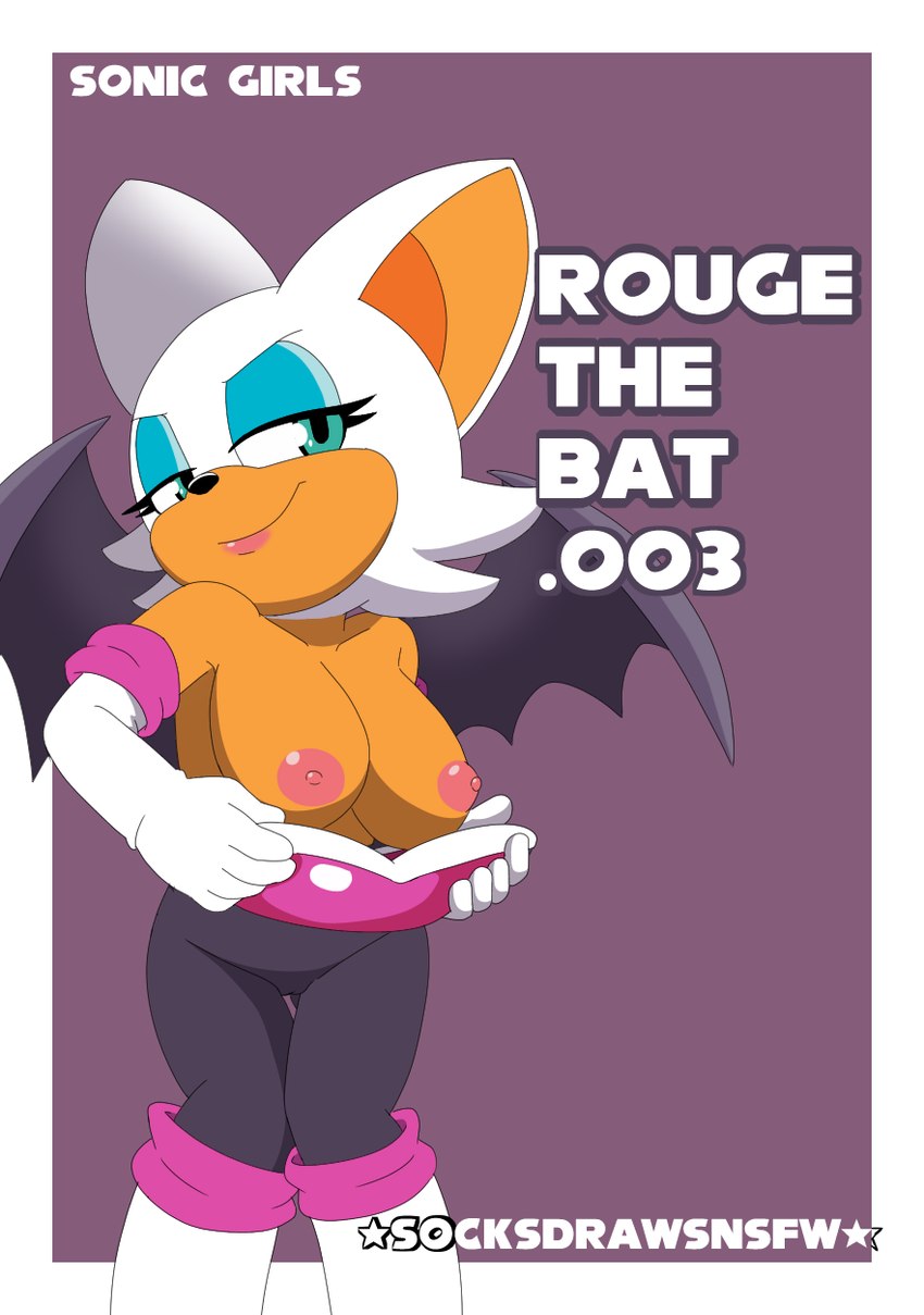 rouge the bat (sonic the hedgehog (series) and etc) created by socksdrawssocs