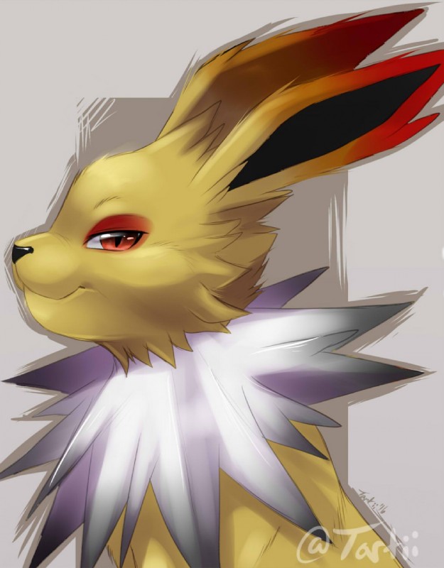 fan character and flux the jolteon (nintendo and etc) created by tartii