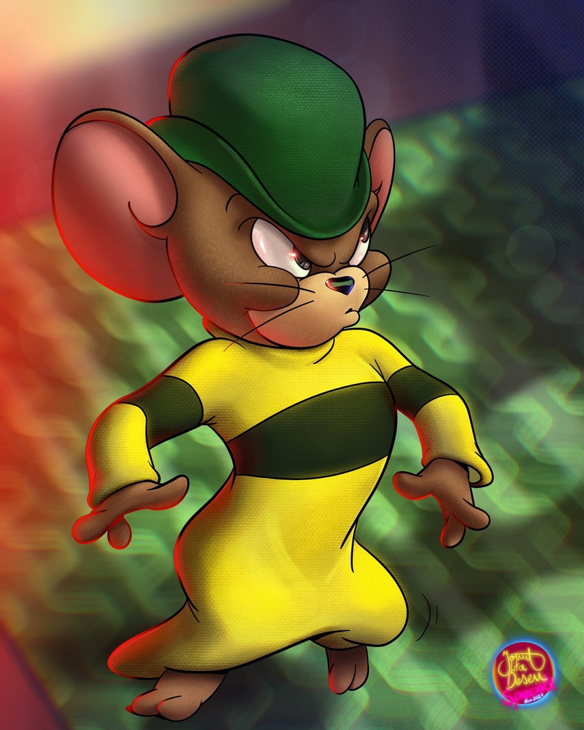 jerry mouse and muscles mouse (metro-goldwyn-mayer and etc) created by johnny88 design x