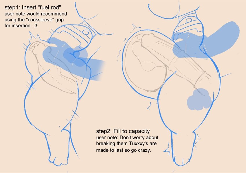 3_fingers 3_toes ;3 abdominal_bulge animal_genitalia animal_penis anthro anthro_on_anthro anthro_penetrated anthro_penetrating anthro_penetrating_anthro belly big_belly big_penis black_text bodily_fluids body_part_in_pussy butt butt_squish cervical_contact cum cum_from_penis cum_in_uterus cum_inflation cum_inside disembodied_hand duo equine_genitalia equine_penis erection feet female female_anthro female_focus female_penetrated fingers fleshlight_position floating_hands from_behind_position genital_fluids genitals glans how-to humanoid_genitalia humanoid_penis impact_lines inflation internal internal_vaginal machine male male/female male_anthro male_penetrating male_penetrating_female medial_ring motion_lines name_in_narration narration penetration penile penile_penetration penis penis_in_pussy penis_size_difference quotation_marks reverse_carry_position screen screen_face sex shaking side_view solo_focus squish text thick_thighs toes translucent translucent_hand trembling uterus vaginal vaginal_penetration vein veiny_penis waist_grab wide_hipped_anthro wide_hipped_female wide_hips defunctumbra tuxxy domestic_cat felid feline felis mammal robot robot_anthro english_text unfinished