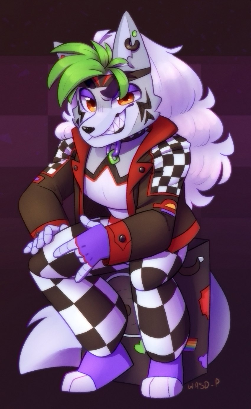 roxanne wolf (five nights at freddy's: security breach and etc) created by paintwasd (artist)