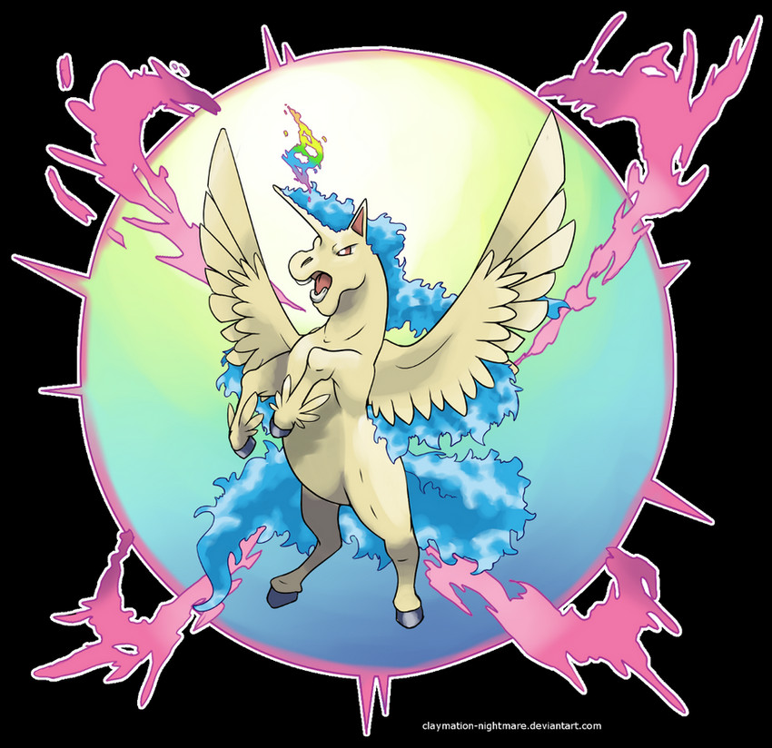 feral flying horn male on_hind_legs pose simple_background solo transparent_background wings sapphire-gale fakemon mythology nintendo pokemon equid equine generation_1_pokemon mammal mega_evolution mythological_creature mythological_equine pegasus pokemon_(species) rapidash shiny_pokemon winged_unicorn alpha_channel