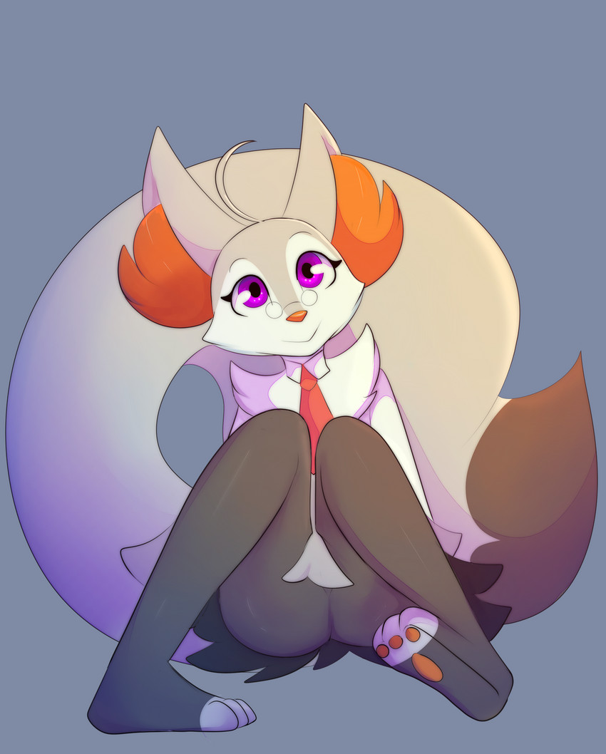 male solo kitsunekotaro nintendo pokemon aleph fan_character braixen generation_6_pokemon humanoid pokemon_(species) hi_res