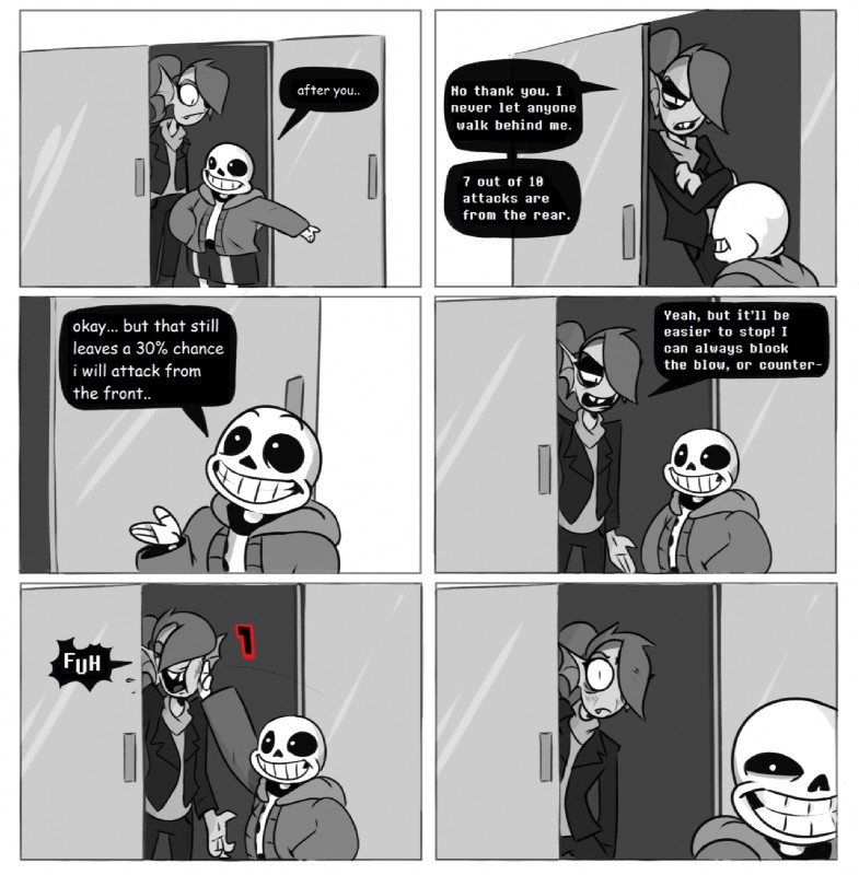sans and undyne (undertale (series) and etc) created by pixylbyte