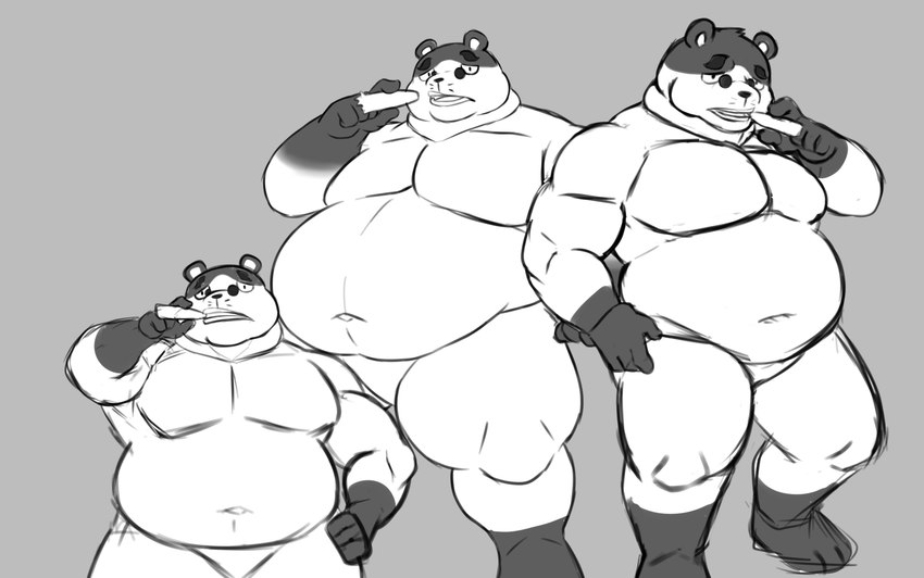 anthro belly black_body eyewear glasses humanoid_hands kemono male moobs multiple_poses navel overweight overweight_male pose solo white_body hupi1008 animal_crossing nintendo marlo_(animal_crossing) cricetid hamster mammal rodent 2021 hi_res monochrome