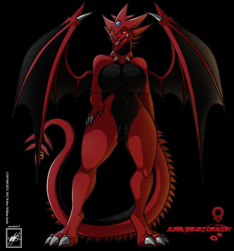 anthro anthrofied big_breasts blush breasts featureless_breasts featureless_crotch female horn kiss_mark lips lipstick looking_at_viewer makeup membrane_(anatomy) membranous_wings non-mammal_breasts nude smile solo tail wings walter_sache konami mythology yu-gi-oh! slifer_the_sky_dragon dragon duel_monster mythological_creature mythological_scalie scalie 2012 absurd_res alpha_channel digital_media_(artwork) hi_res