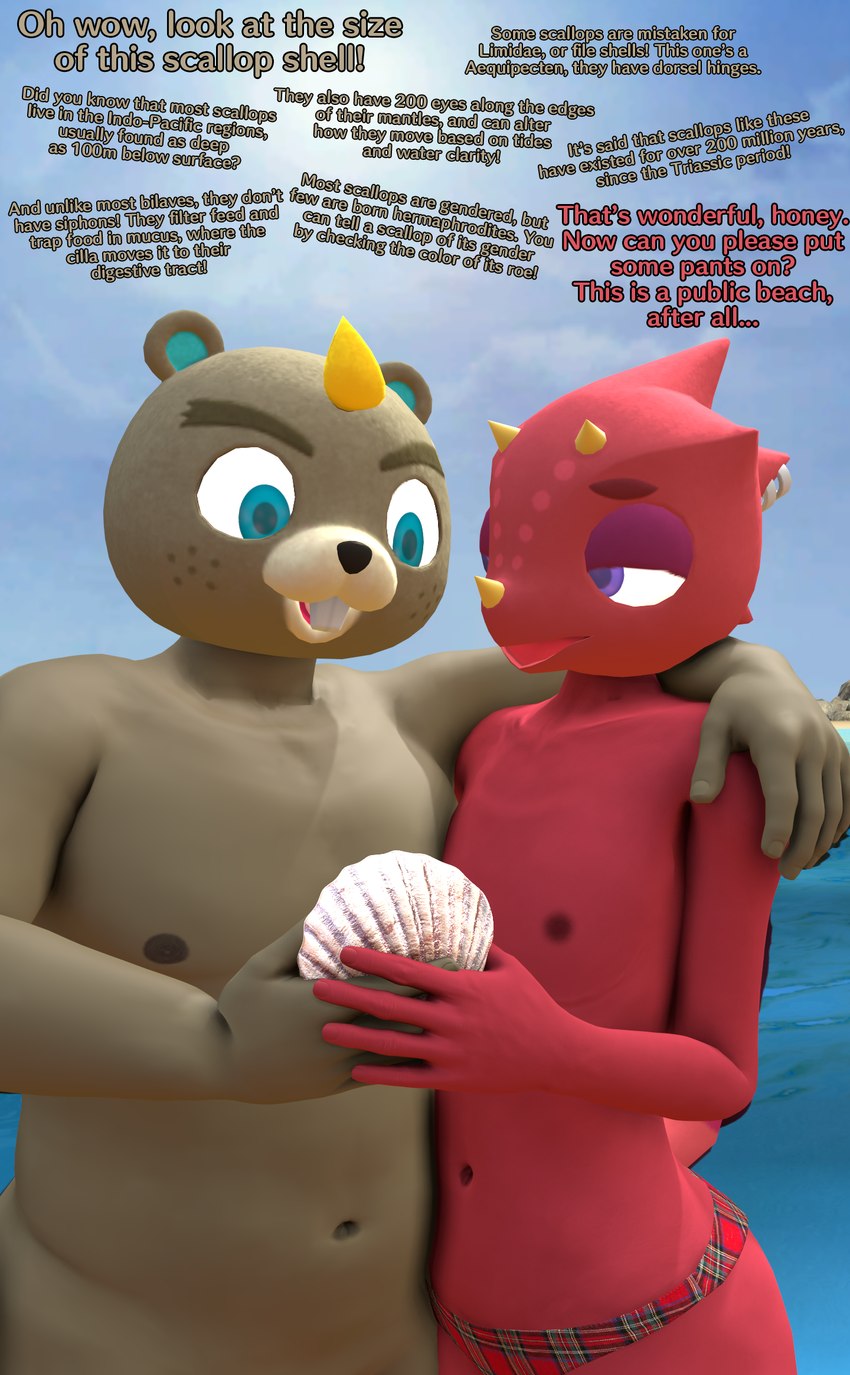 anthro arm_around_shoulders beach clothing convenient_censorship dialogue duo freckles male male/male navel nipples nude nude_male panties piercing sea shell swimwear text underwear water daemont92 animal_crossing nintendo c.j._(animal_crossing) flick_(animal_crossing) beaver chameleon lizard mammal reptile rodent scalie 3d_(artwork) digital_media_(artwork) english_text hi_res source_filmmaker_(artwork)