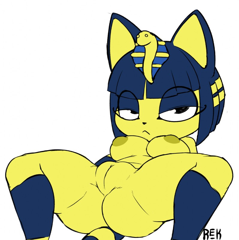 ankha (animal crossing and etc) created by rektum