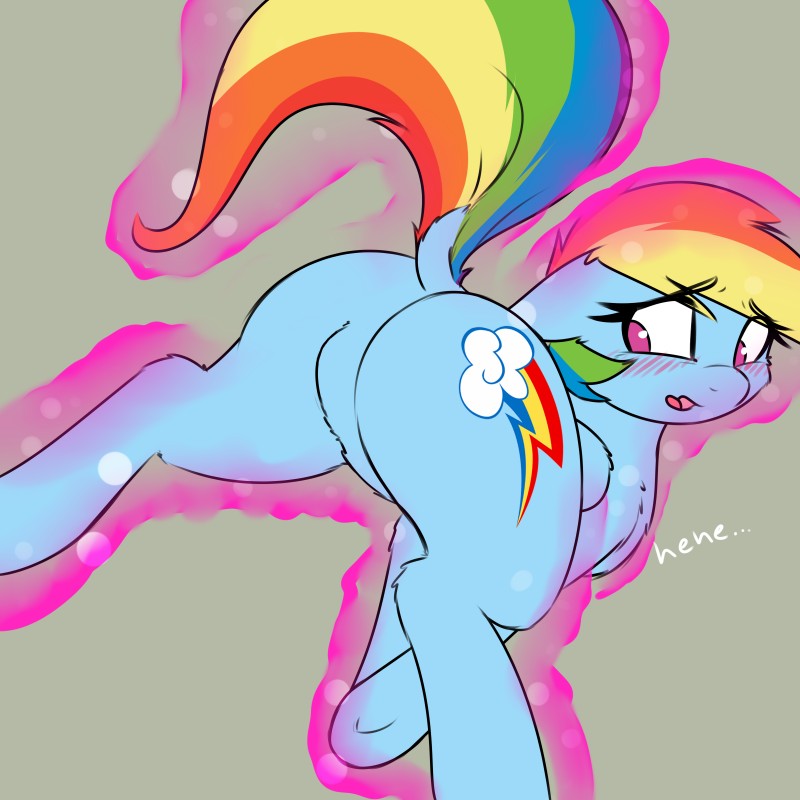 rainbow dash (friendship is magic and etc) created by pudgeruffian and third-party edit