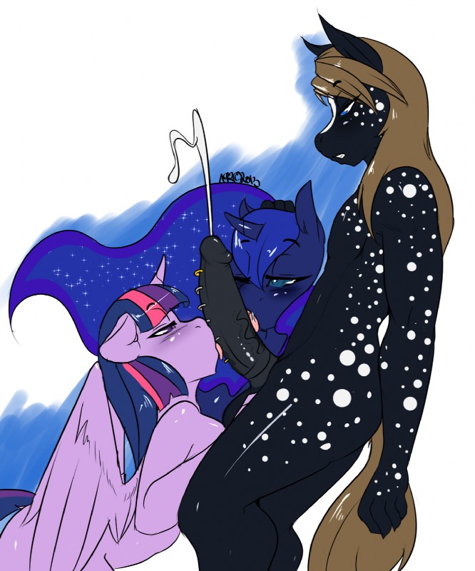 princess luna and twilight sparkle (friendship is magic and etc) created by avante92