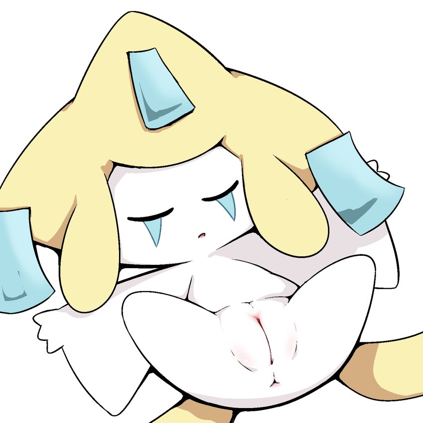 anus female genitals pussy sleeping solo y_anus young colanukl nintendo pokemon generation_3_pokemon humanoid jirachi legendary_pokemon pokemon_(species) 1:1 hi_res