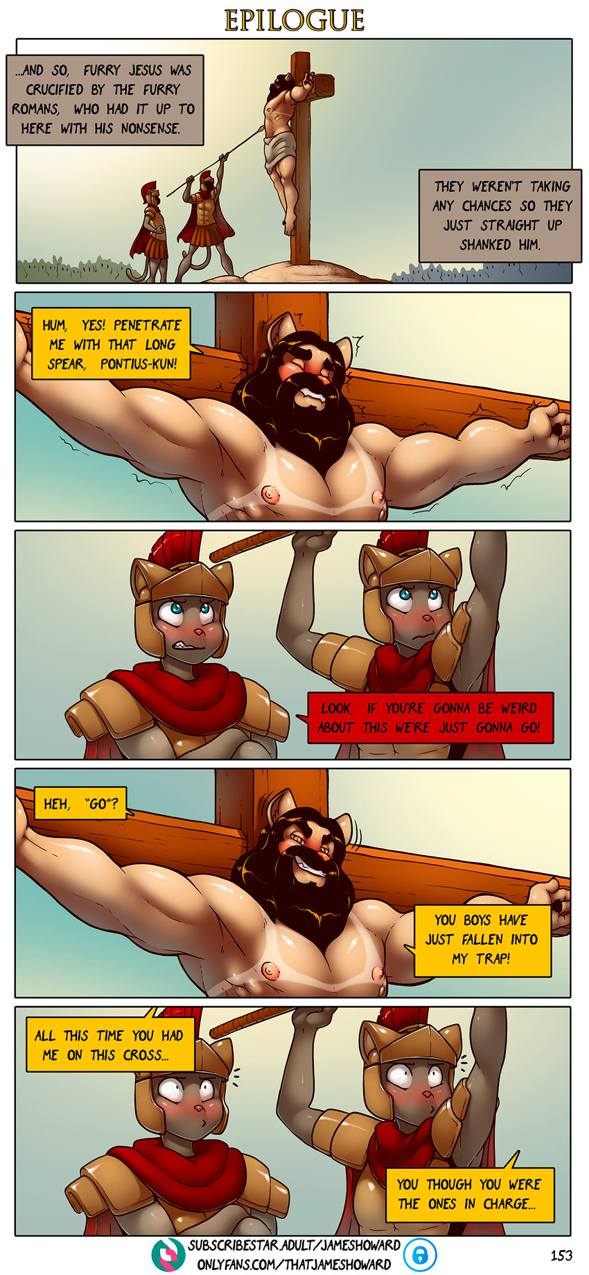 furry jesus and jesus christ (subscribestar and etc) created by james howard