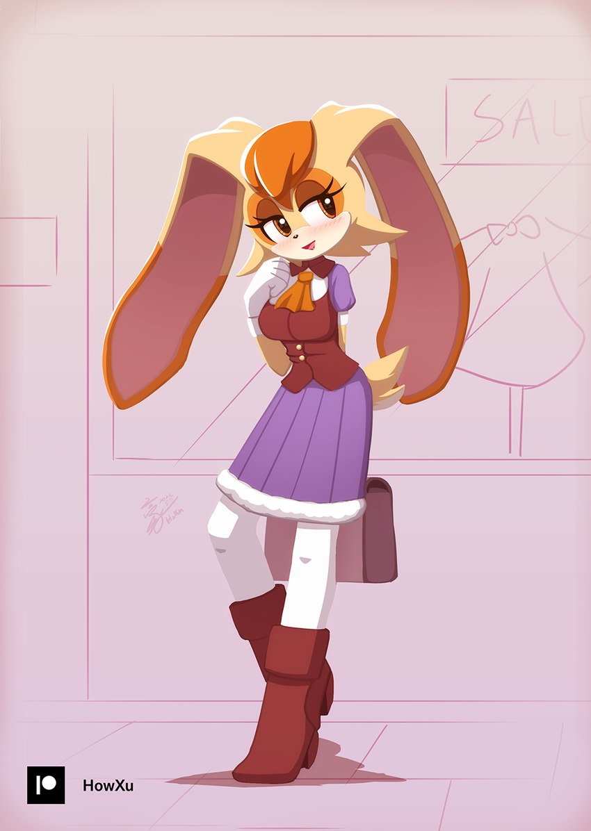 vanilla the rabbit (sonic the hedgehog (series) and etc) created by howxu