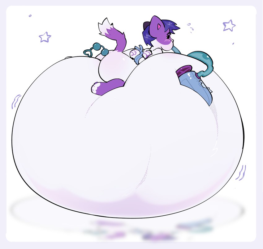 air_inflation air_tank anal anal_beads anal_beads_in_ass anal_penetration anthro arms_tied belly belly_expansion belly_inflation big_belly bound butt cat_tail expansion fluffy fluffy_chest fluffy_ears fluffy_hair fluffy_tail fur hair hands_tied hose hose_in_mouth hose_inflation huge_belly hyper hyper_belly hyper_inflation inflation inner_ear_fluff lying lying_on_ground male nude object_in_ass on_front on_ground on_side overweight overweight_anthro overweight_male penetration purple_body purple_eyes purple_fur purple_hair sex_toy sex_toy_in_ass sex_toy_insertion simple_background solo tail tuft white_background white_body white_fur wwsnke99 oc_fred domestic_cat felid feline felis mammal digital_media_(artwork) hi_res