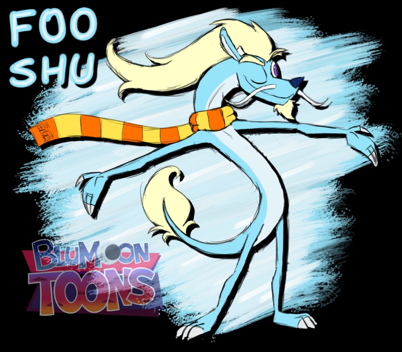 3_toes 4_fingers anthro blue_body blue_nose chinese claws drop_shadow element_drop_shadow feet fingers male one_eye_closed purple_eyes scarf solo standing tail text text_drop_shadow toe_claws toes whiskers blu3danny asian_mythology atlus east_asian_mythology go!_go!_hypergrind mythology sega fan_character foo_shu_(ggh) dragon eastern_dragon mythological_creature mythological_scalie scalie 2017 alpha_channel