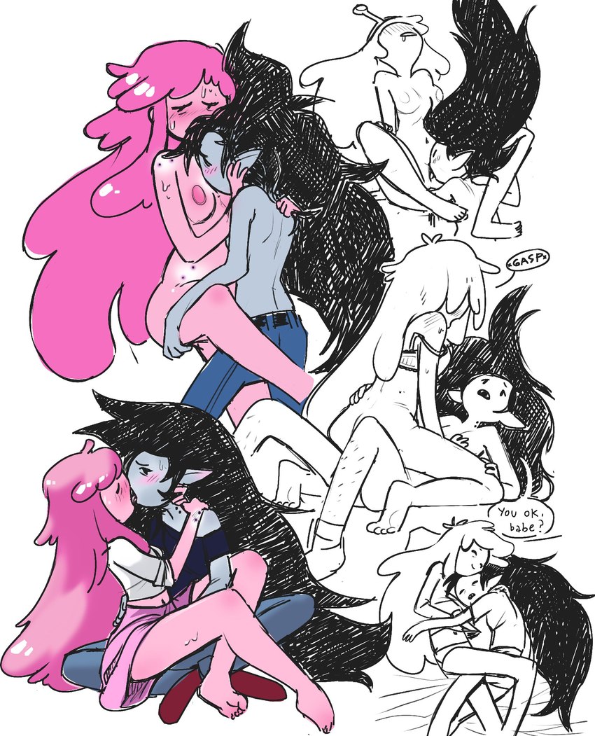 marceline abadeer and princess bubblegum (cartoon network and etc) created by coconutpun