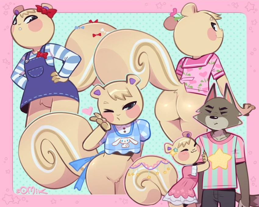 dobie and marshal (animal crossing and etc) created by somik