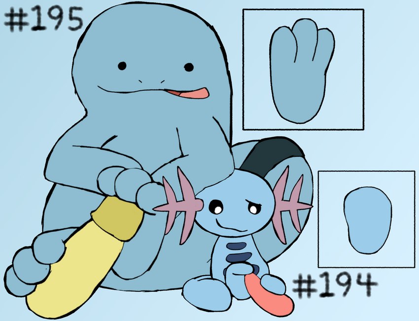 3_toes ambiguous_gender blue_body erection feet foot_fetish foot_play footjob genitals group hashtag id_number male number open_mouth penis sex simple_background smile text toes secretsableye nintendo pokemon generation_2_pokemon pokemon_(species) quagsire wooper digital_media_(artwork) hi_res