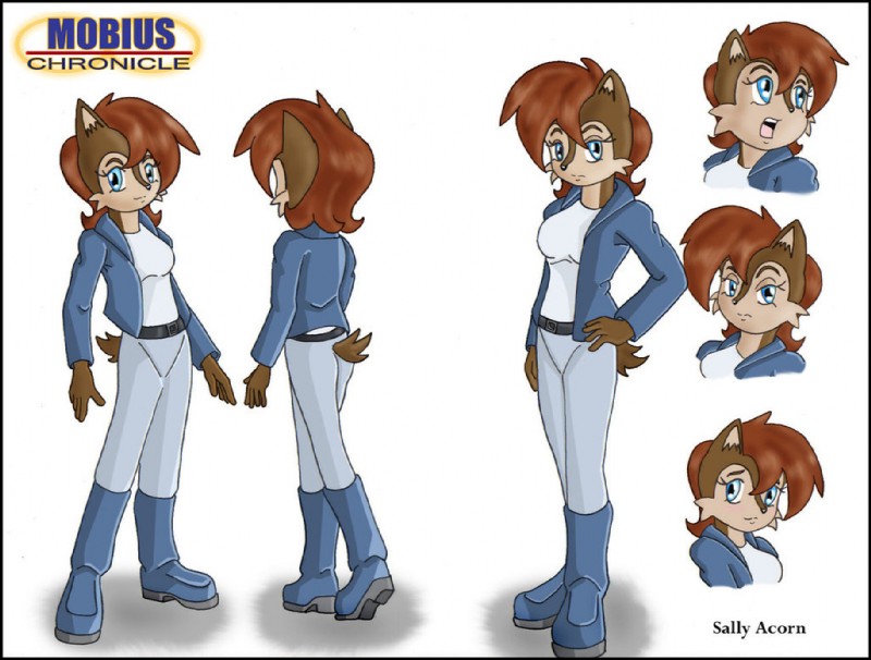 anthro blue_eyes brown_body brown_fur clothed clothing female fur solo text zeiram0034 zyote archie_comics sega sonic_the_hedgehog_(archie) sonic_the_hedgehog_(comics) sonic_the_hedgehog_(series) sally_acorn chipmunk ground_squirrel mammal rodent sciurid cel_shading english_text model_sheet shaded