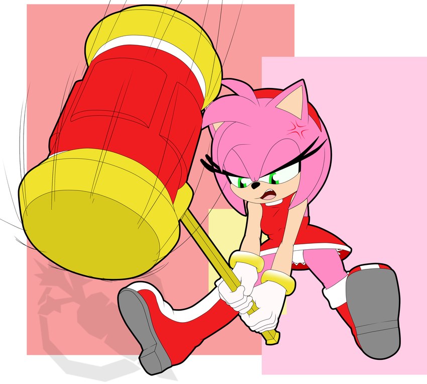 amy rose (sonic the hedgehog (series) and etc) created by ogthecarrot