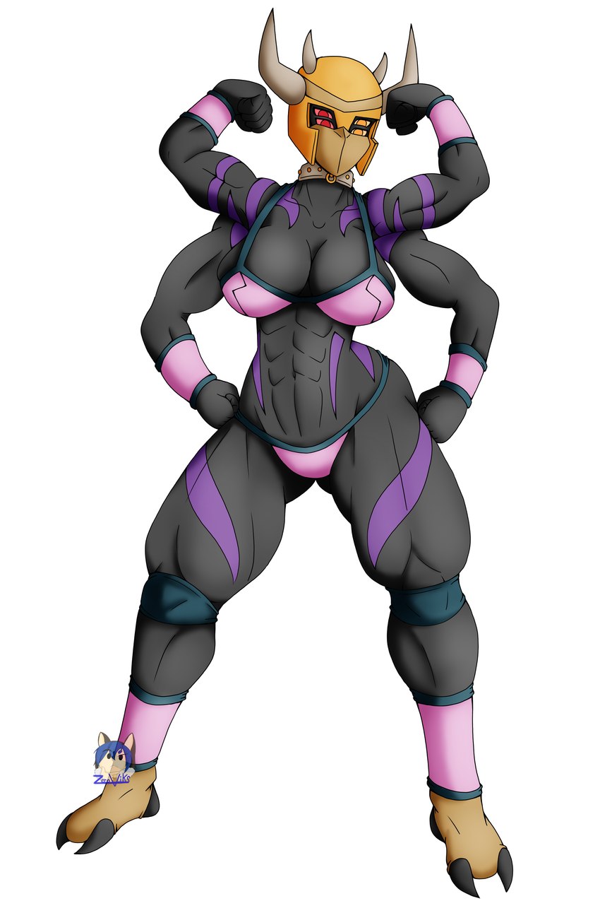 4_arms 4_eyes abs armor bikini clothing collar collar_only female flexing flexing_bicep flexing_both_biceps flexing_muscles headgear headgear_only helmet helmet_only heterochromia multi_arm multi_eye multi_limb muscle_tone muscular muscular_female muscular_humanoid muscular_thighs nude orange_eyes pink_clothing red_eyes solo swimwear tattoo two-piece_swimsuit wrestling_outfit zeroviks ben_10 cartoon_network warner_brothers zed_(jcmahrt) alien alien_humanoid humanoid tetramand 2:3 absurd_res hi_res