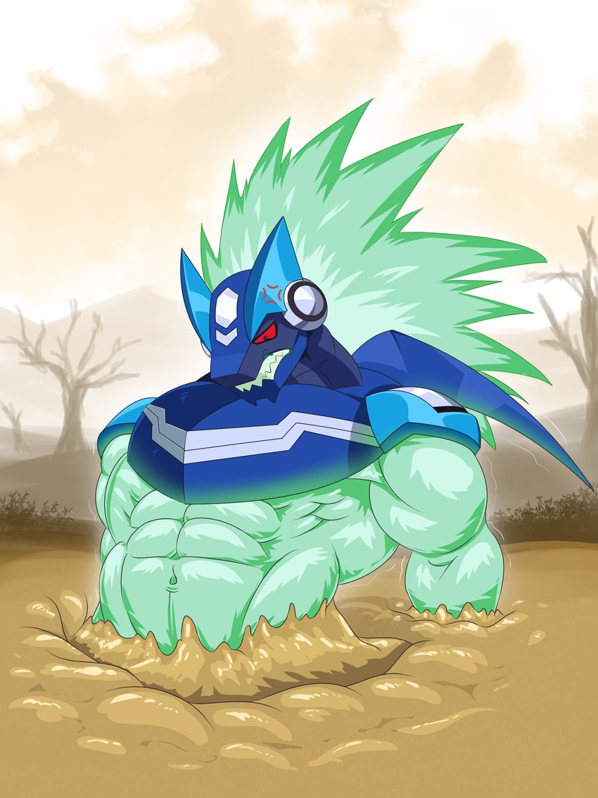 omega-xis (mega man star force and etc) created by arvie