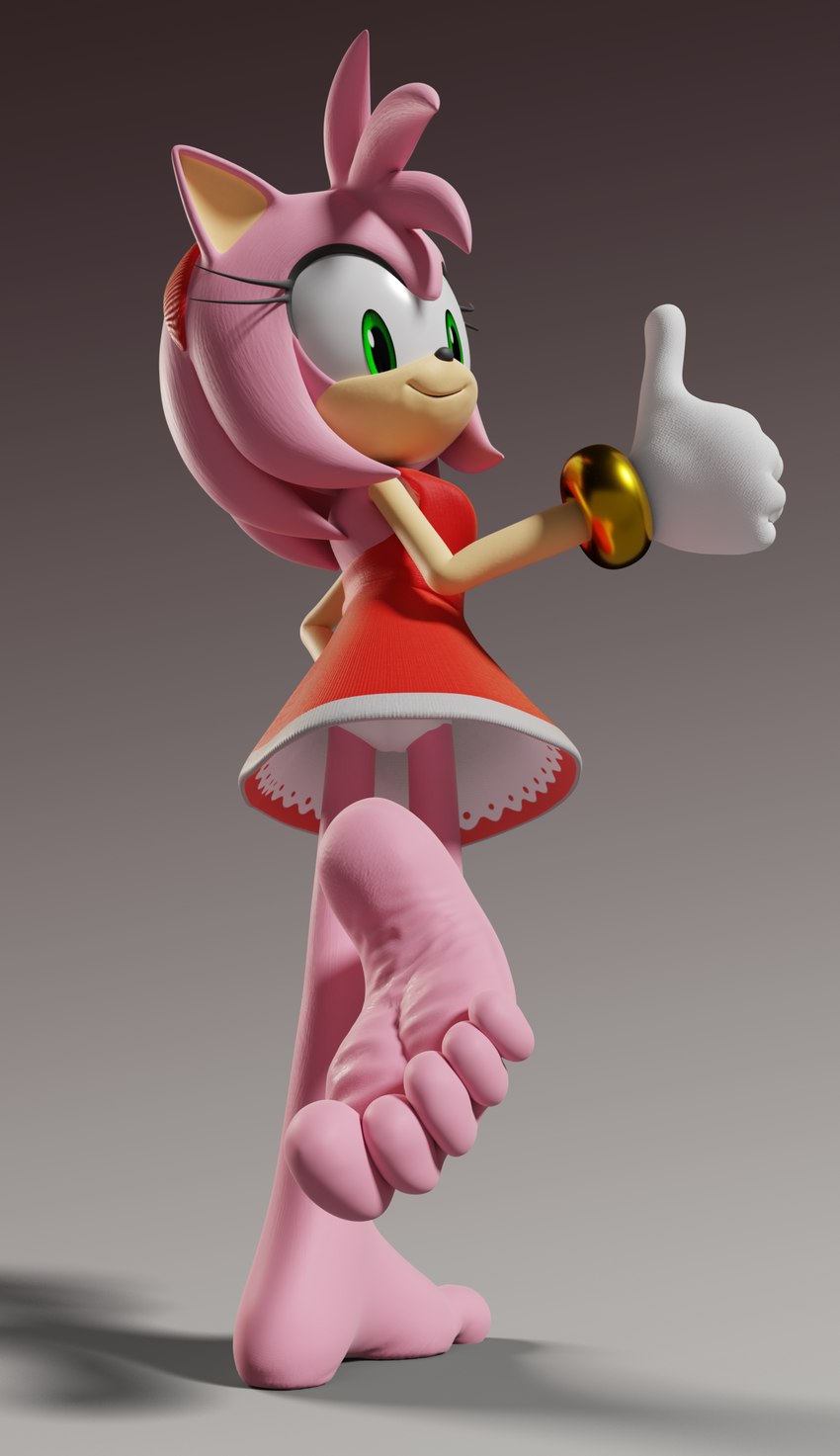 amy rose (sonic the hedgehog (series) and etc) created by feetymcfoot