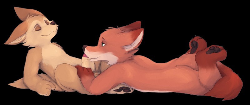 finnick and nick wilde (zootopia and etc) created by shockstk