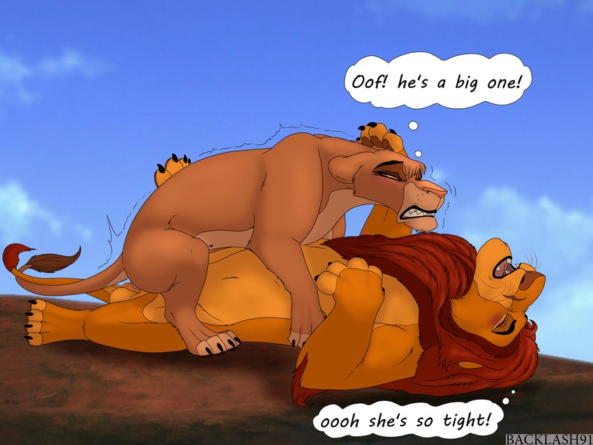 mufasa and vitani (the lion king and etc) created by backlash91