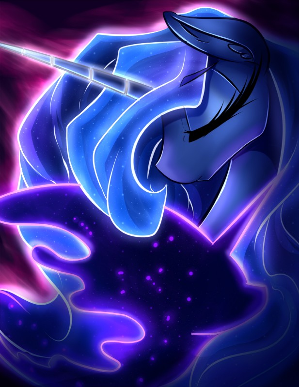 princess luna and tantabus (friendship is magic and etc) created by madacon