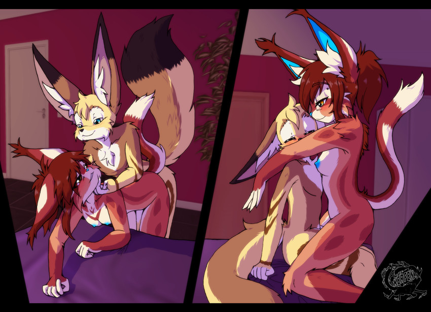 kiry and skylar created by fenfenkiry and kdraws