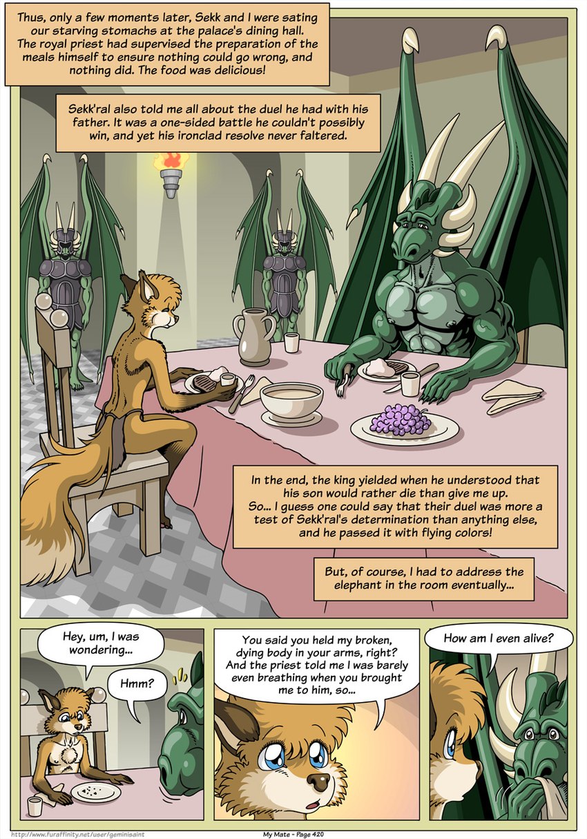 farin and sekk'ral (mythology) created by geminisaint
