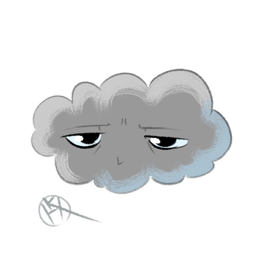 alternate_species black_eyes cloud grey_body half-closed_eyes male narrowed_eyes not_furry solo krossan_(artist) cartoon_network lego the_lego_movie unikitty! richard_(unikitty!) air_creature animate_inanimate elemental_creature living_cloud 1:1 2018 digital_drawing_(artwork) digital_media_(artwork) hi_res signature male_(lore)