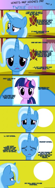 bottle container dialogue female horn looking_at_viewer sad simple_background text navitaserussirus friendship_is_magic hasbro my_little_pony mythology tumblr trixie_(mlp) equid equine mammal mythological_creature mythological_equine unicorn absurd_res comic english_text hi_res url