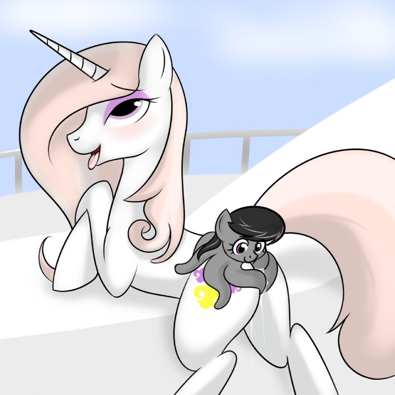 fleur de lis and octavia (friendship is magic and etc) created by kloudmutt