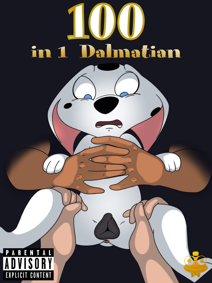 animal_genitalia animal_pussy bestiality butt canine_genitalia canine_pussy female feral genitals group human_on_feral interspecies male male/female presenting pussy questionable_consent size_difference title trio young young_feral froki 101_dalmatians 101_dalmatians:_the_series disney cadpig canid canine canis dalmatian domestic_dog human mammal absurd_res cover cover_art cover_page hi_res