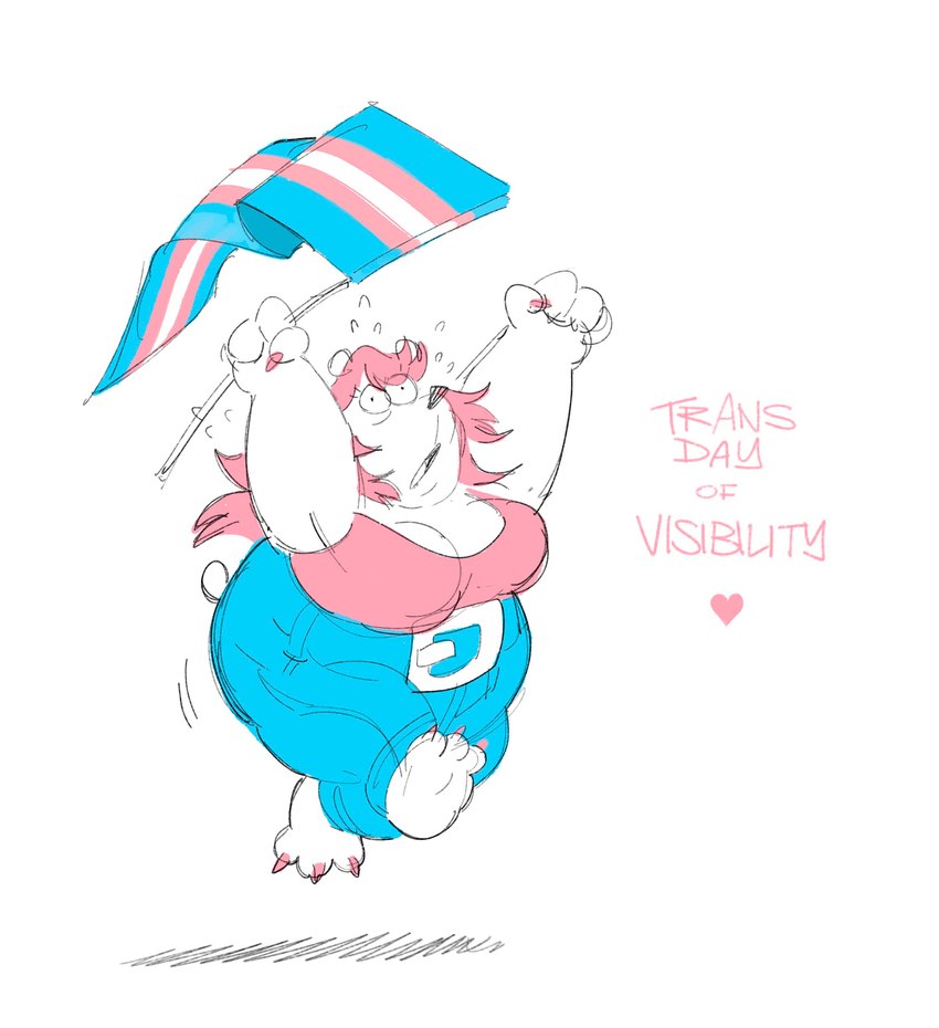 noelle (international transgender day of visibility) created by twistcmyk